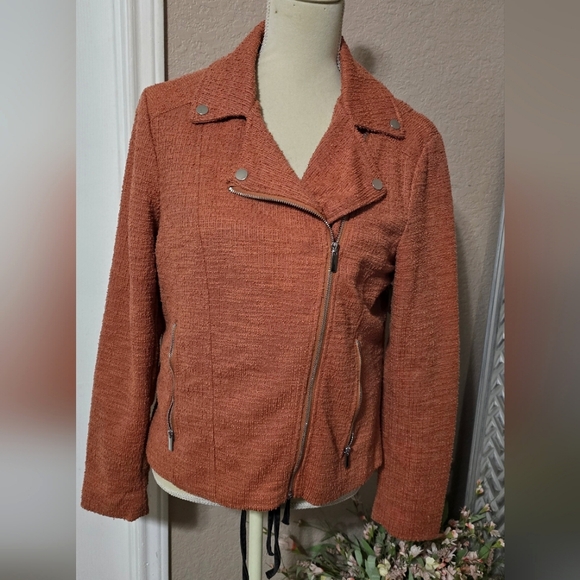 Nine West Knit Moto Jacket - Picture 5 of 7